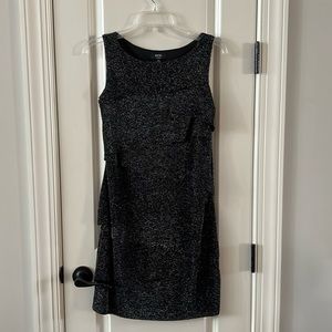 Black sequined petite dress‎